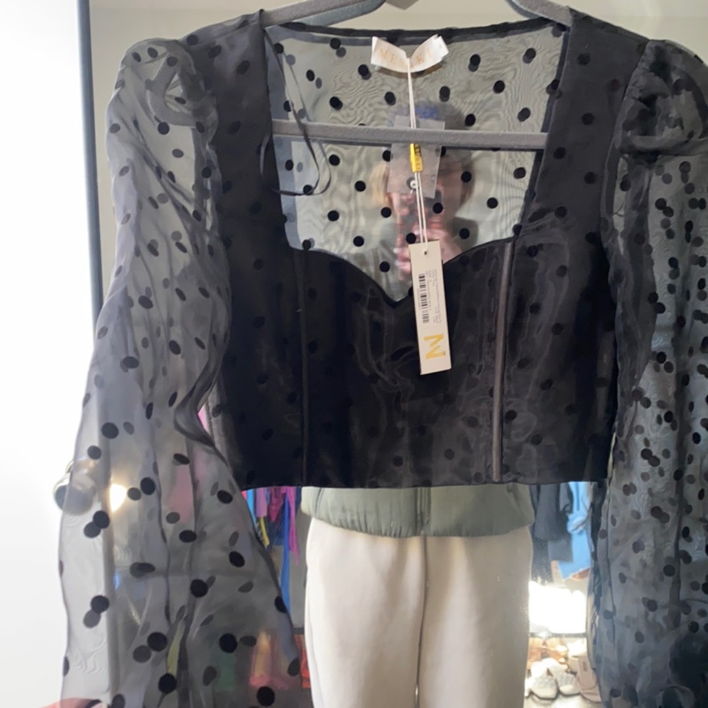meshki long sleeved top